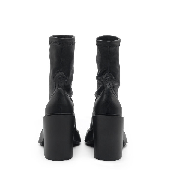 Tetrix Black Stretch Half Boots 