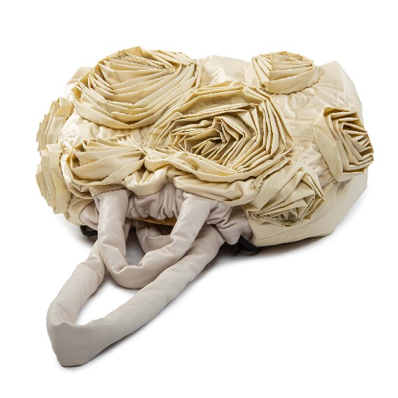 Rose Big<br>Sacca  maxi con rose panna