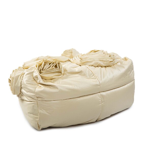 Rose Big<br>Sacca  maxi con rose panna