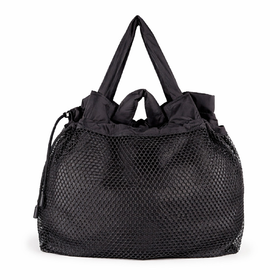 Patry<br>Maxi Borsa nera rete e nylon