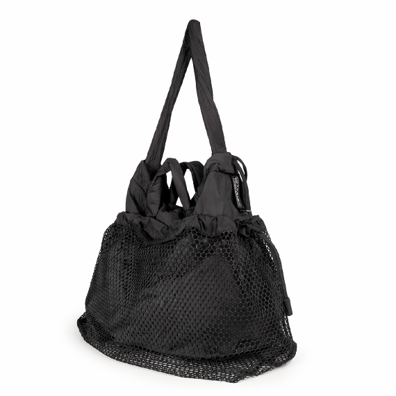Patry<br>Maxi Borsa nera rete e nylon