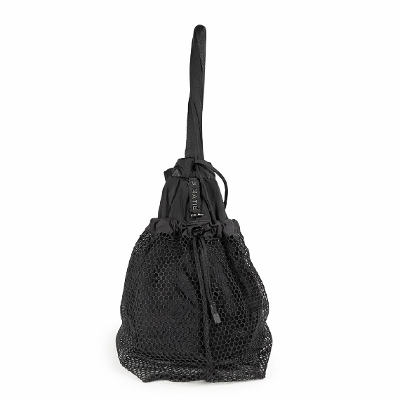 Patry<br>Maxi Borsa nera rete e nylon