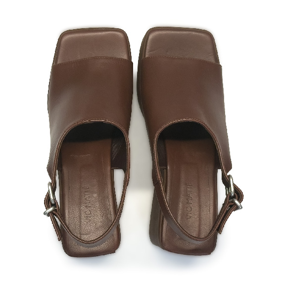 K10_Block<br>Wedge sandal ebony