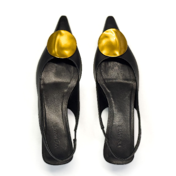 K20_Kitty<br>Chanel slingback black