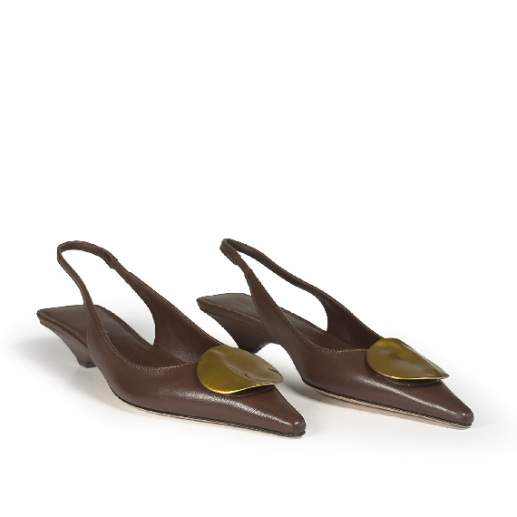 K20_Kitty<br>Chanel slingback brown