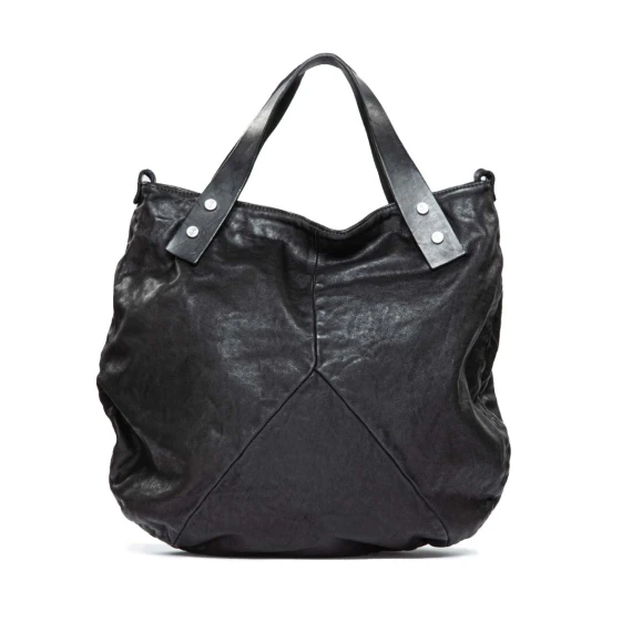 shopper PATRIZIA in pelle nera