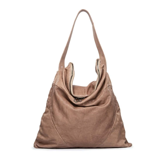 shopper VIOLANTE in pelle grigia