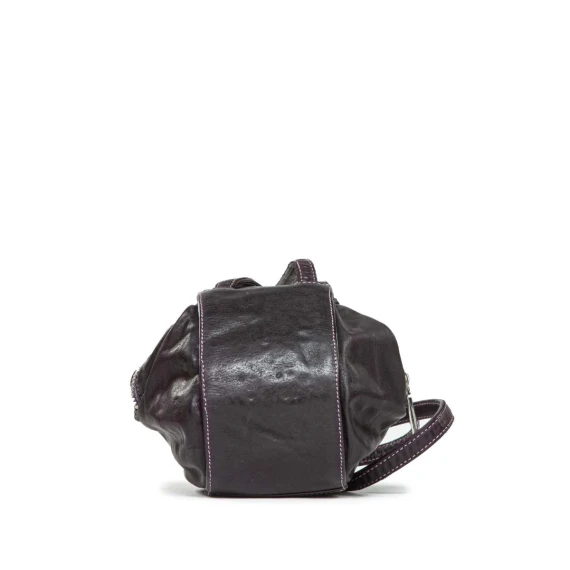 secchiello BICE in pelle viola