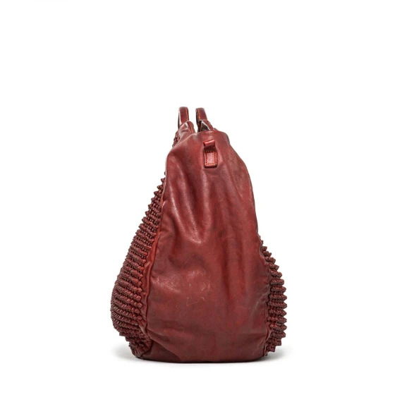 shopper SUSANNA in pelle mattone