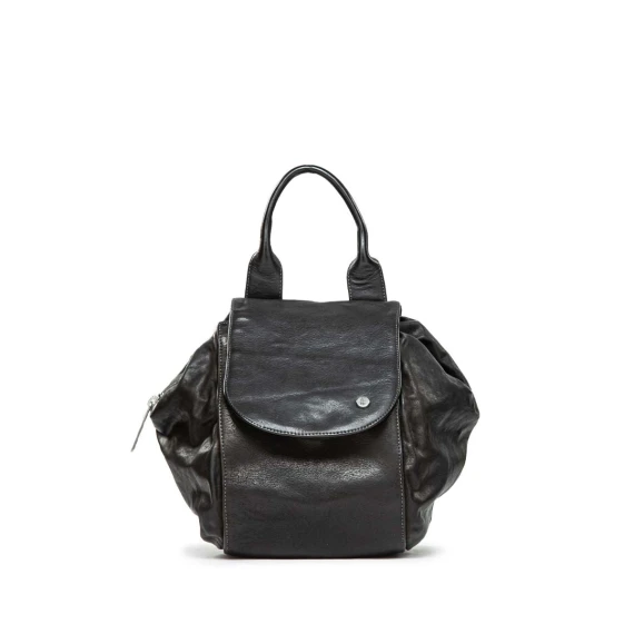 cartella BABILA in pelle nera