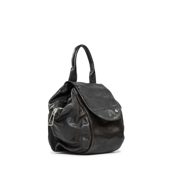 cartella BABILA in pelle nera