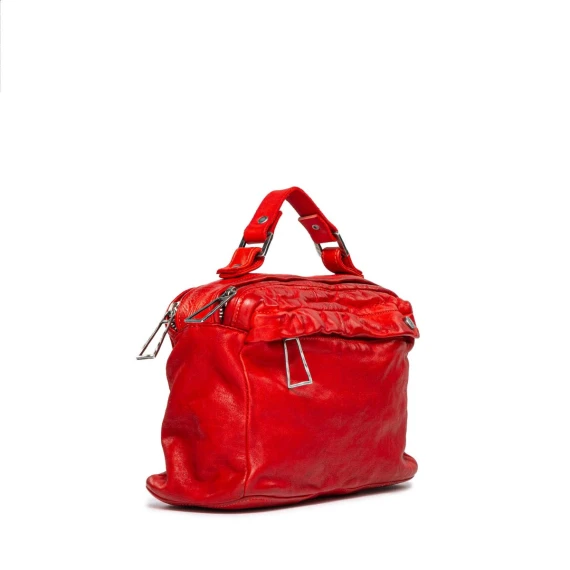 bauletto SCILLA in pelle rossa