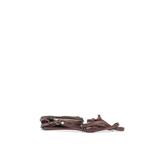 tracolla portacellulare LORIS in pelle seppia