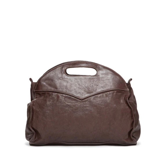 shopper GISELLA in pelle taupe