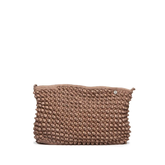 tracolla LOLA in pelle sasso