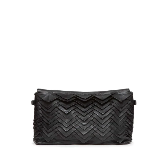 tracolla VIVIENNE MANIS in pelle nera