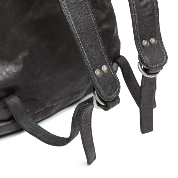 zaino APOLLO in pelle nera