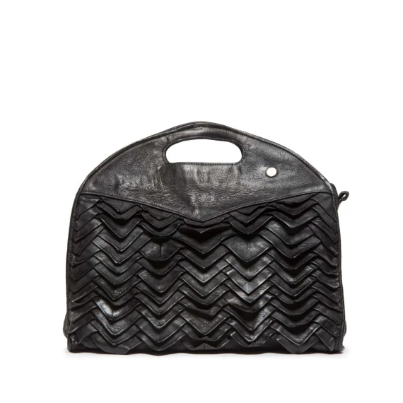 shopper GISELLA MANIS in pelle nera