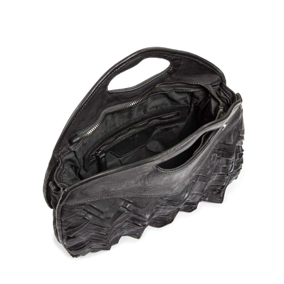 shopper GISELLA MANIS in pelle nera