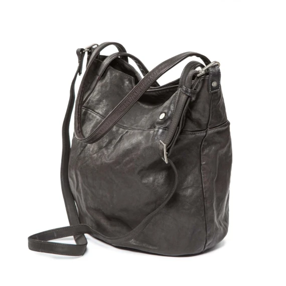 shopper MIRIAM in pelle nera