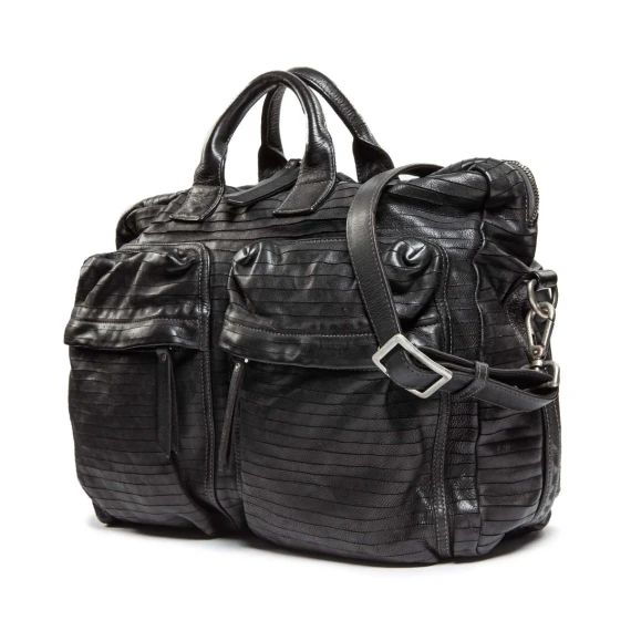 cartella MORFEO ARPA in pelle nera