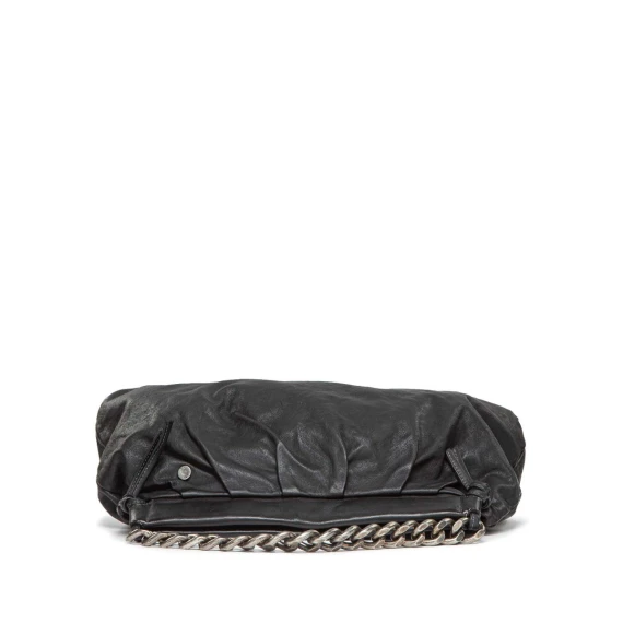 cartella TINA in pelle nera