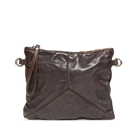 tracolla TRILLY in pelle testa di moro