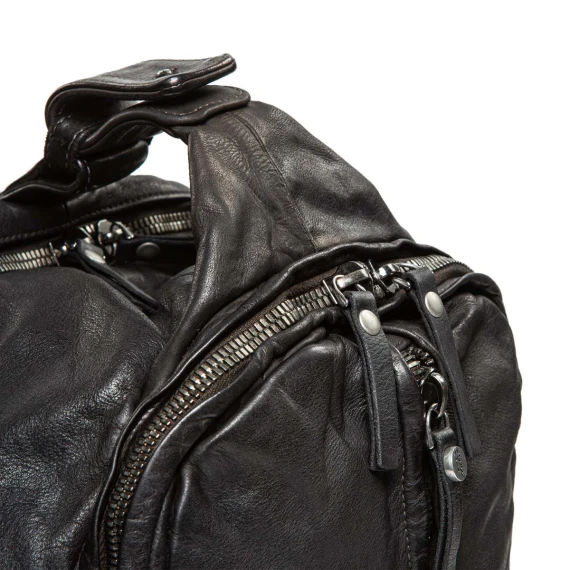 zaino ZEUS in pelle nera