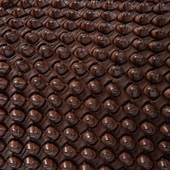 shopper SUSY in pelle castagna