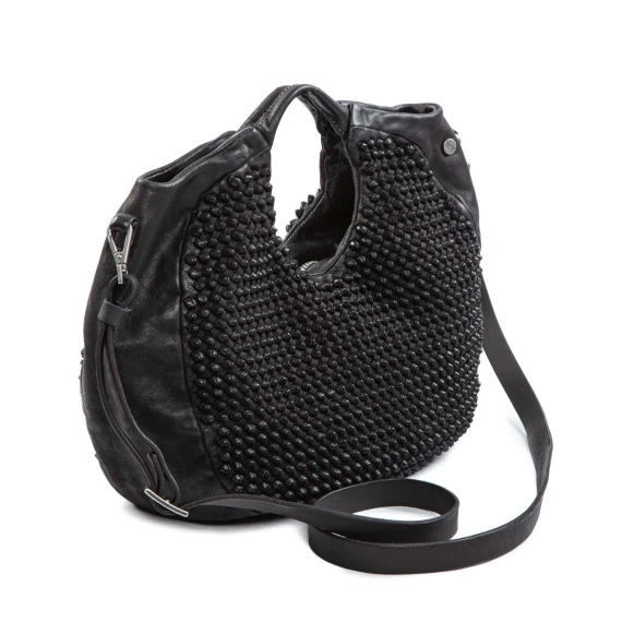 shopper SUSY in pelle nera