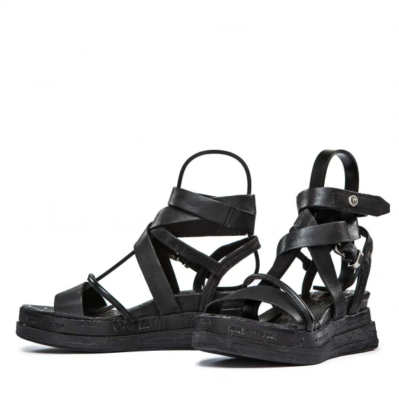 sandali LAGOS in pelle nera