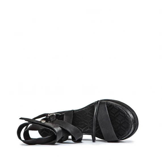 sandali LAGOS in pelle nera