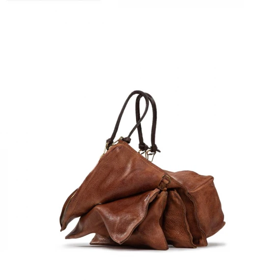 pochette in pelle cuoio