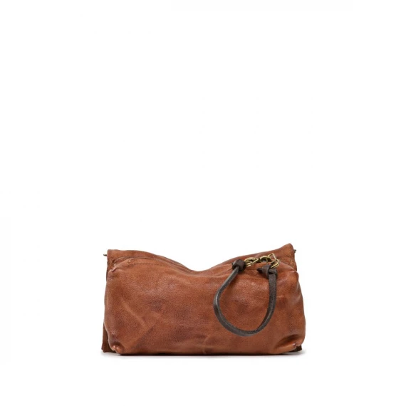 pochette in pelle cuoio