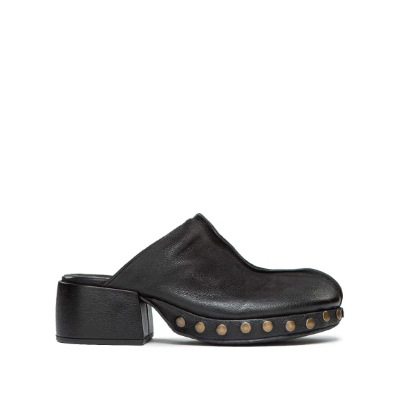 sabot CALLIA in pelle nera