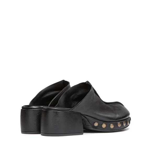 sabot CALLIA in pelle nera