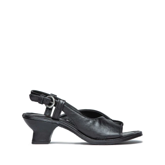 sandali BREAK in pelle nera