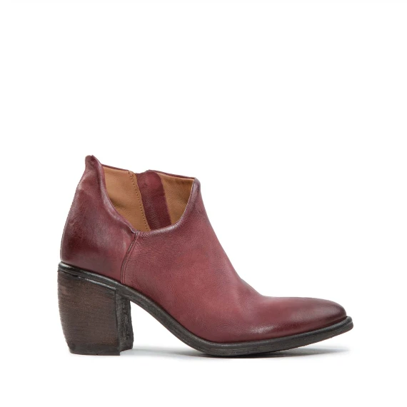 accollato RITHM in pelle rosso madera