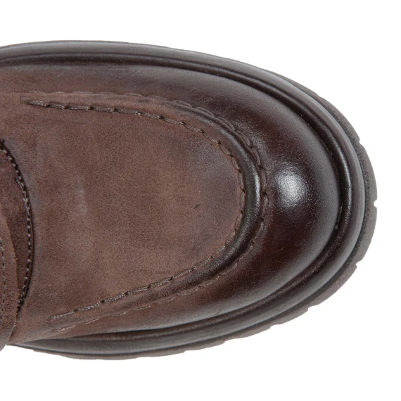 slipon DIBLA in pelle ebano