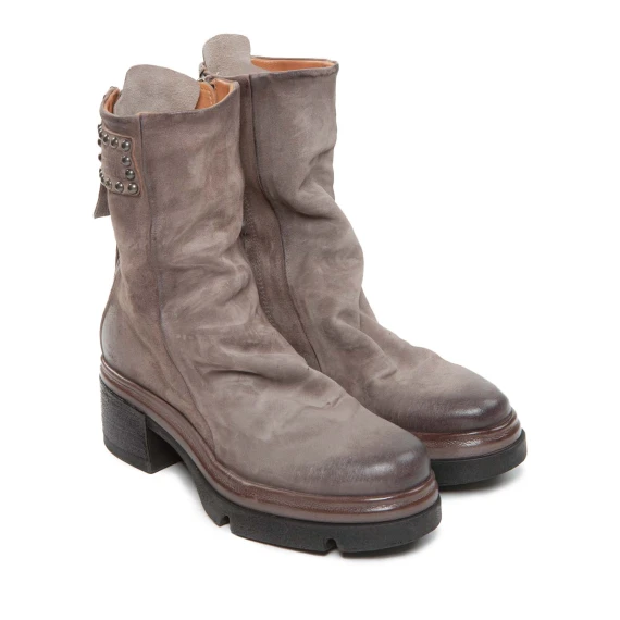 biker EASY in pelle grigio smoke