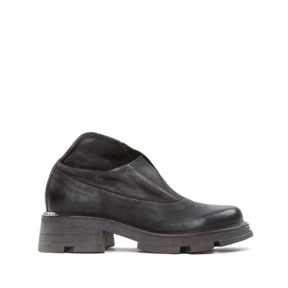 slipon LANE con scollo V in pelle nera