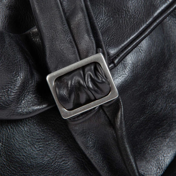 cartella JESSYE in pelle nera