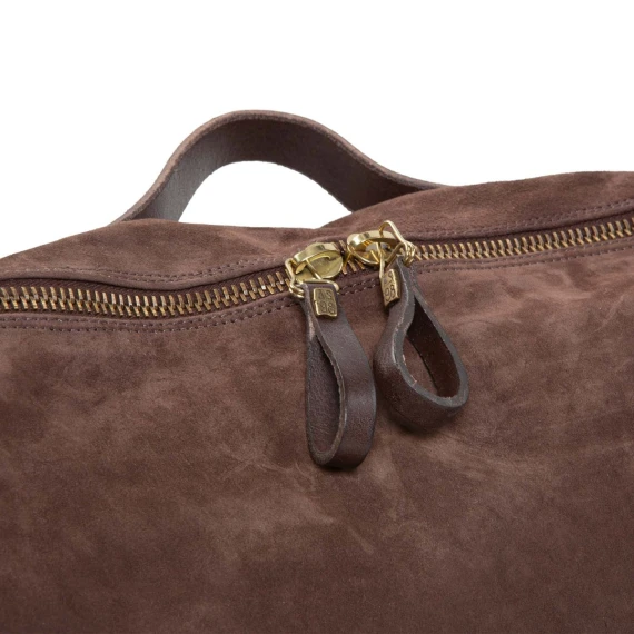 cartella FIRM in camoscio ebano