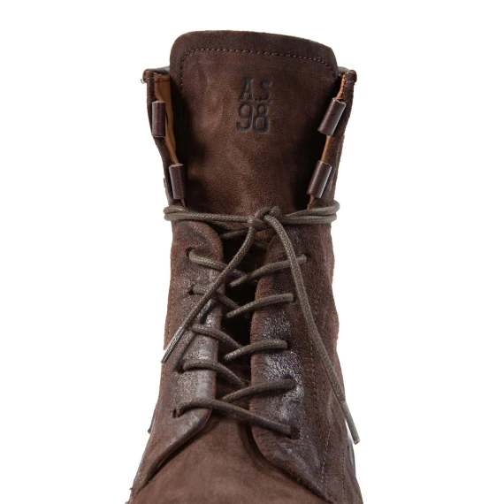 anfibi STATIC in pelle ebano