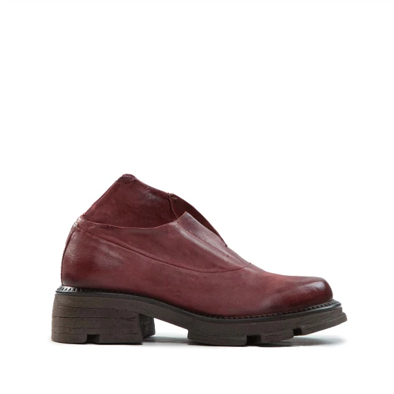 slipon LANE in pelle rosso madera