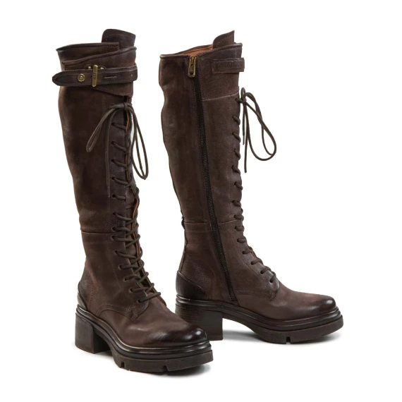 stivali EASY in pelle ebano