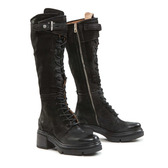 stivali EASY in pelle nera