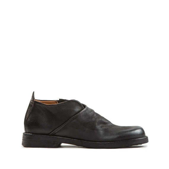 slipon in pelle nera