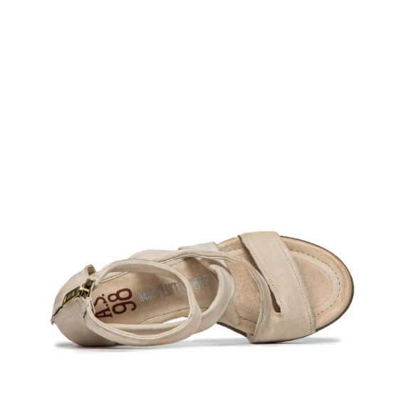 sandali PRISCILLA tacco tango beige
