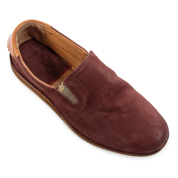 slipon in camoscio cuoio